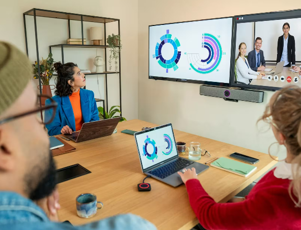 Kristallklare Sicht und Audio – ClickShare Bar Pro